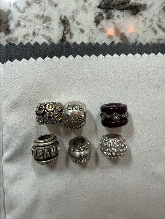 Jewelry - Lot Of 6 Unbranded Charms For Bracelet Sterling Silver